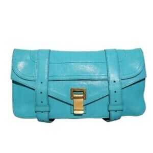 Proenza Schouler Teal Clutch